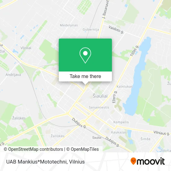 Карта UAB Mankius*Mototechni