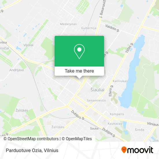 Карта Parduotuve Ozia
