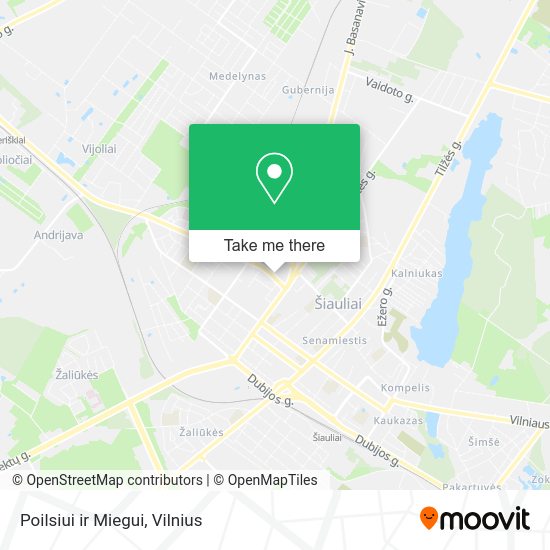 Карта Poilsiui ir Miegui