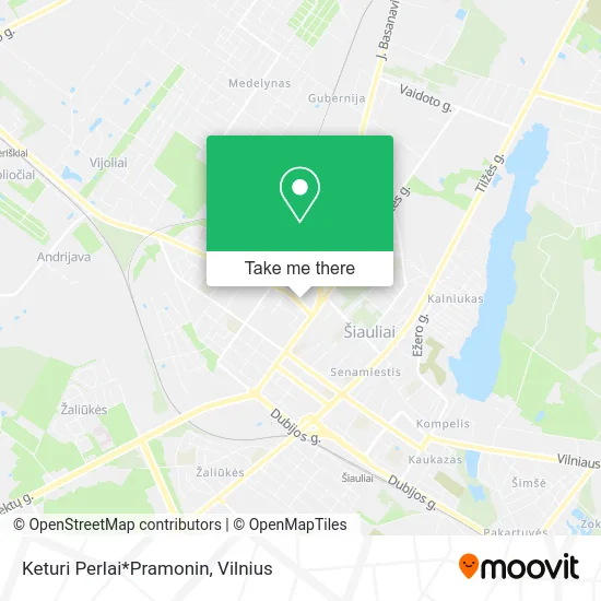 Карта Keturi Perlai*Pramonin