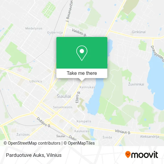 Карта Parduotuve Auks