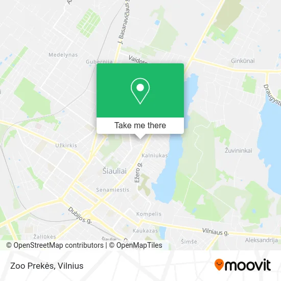 Карта Zoo Prekės