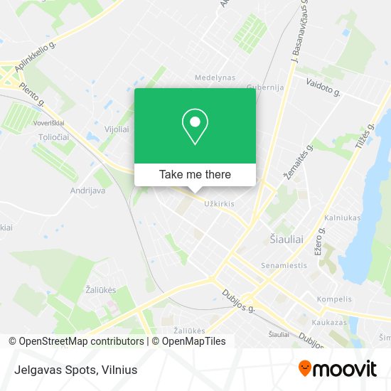Карта Jelgavas Spots