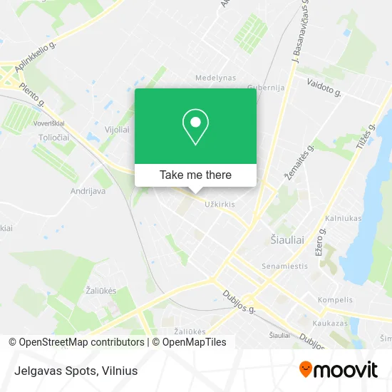 Карта Jelgavas Spots