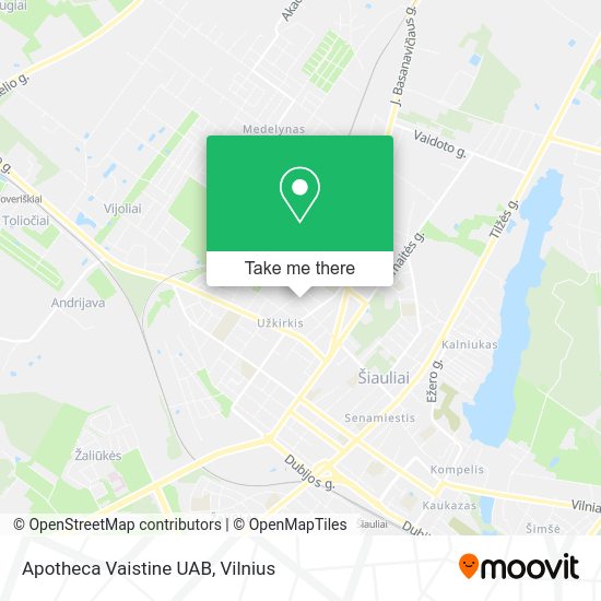 Карта Apotheca Vaistine UAB