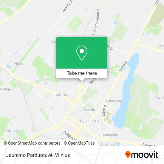 Карта Jaunimo Parduotuvė