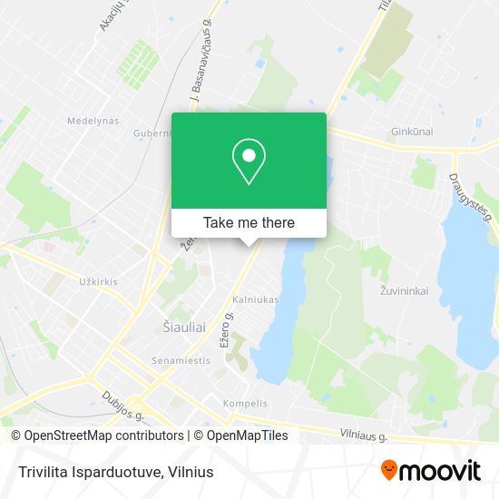 Карта Trivilita Isparduotuve