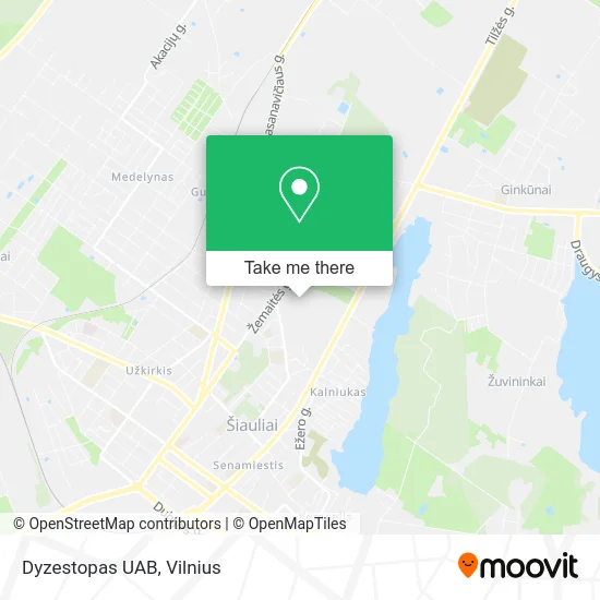 Карта Dyzestopas UAB