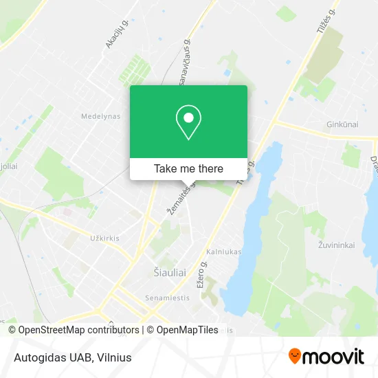 Карта Autogidas UAB