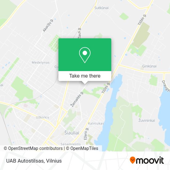Карта UAB Autostilsas