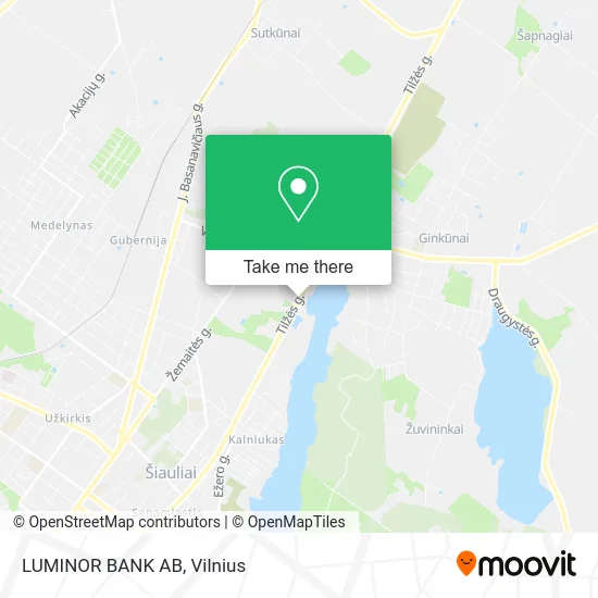 Карта LUMINOR BANK AB