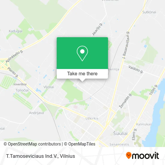 Карта T.Tamoseviciaus Ind.V.