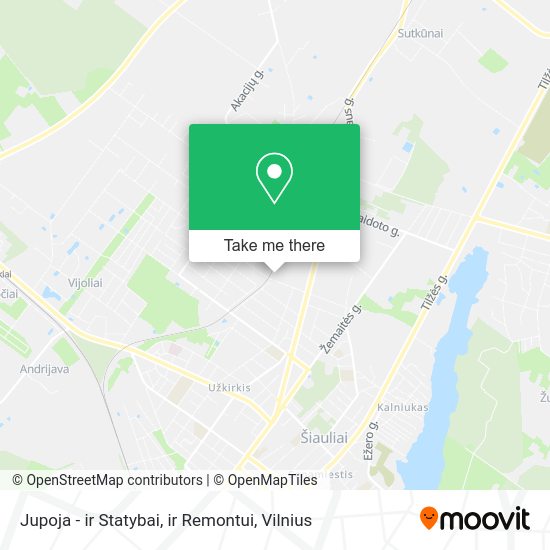 Карта Jupoja - ir Statybai, ir Remontui