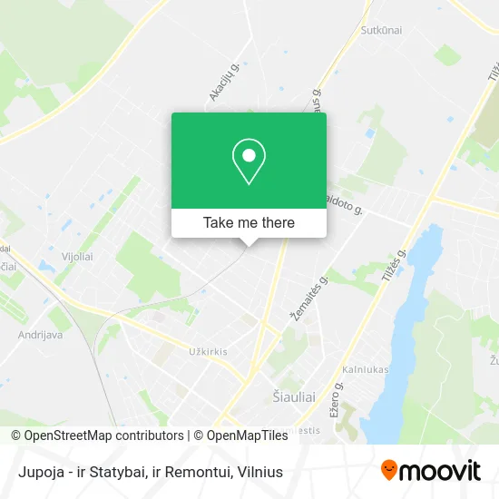 Карта Jupoja - ir Statybai, ir Remontui