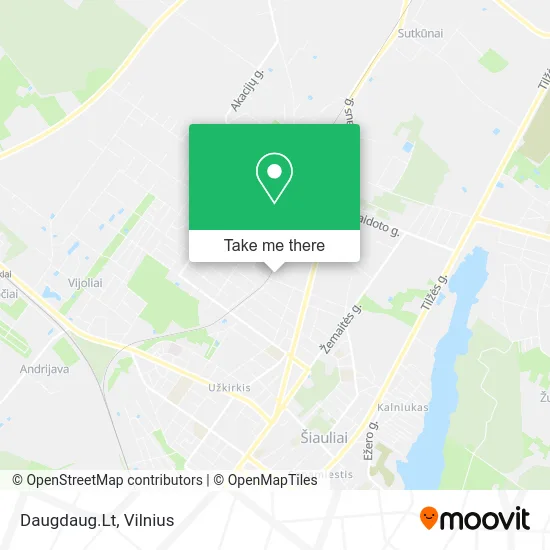 Карта Daugdaug.Lt