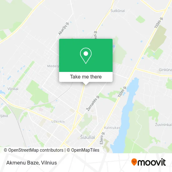 Карта Akmenu Baze