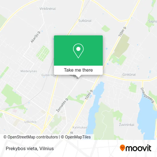 Карта Prekybos vieta