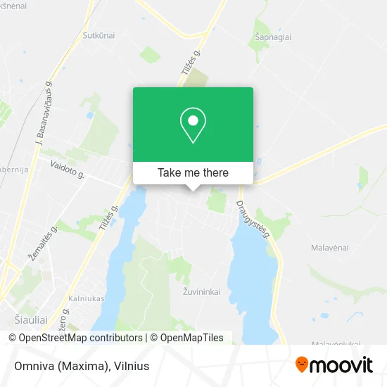 Карта Omniva (Maxima)