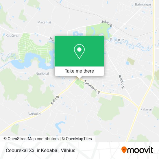 Карта Čeburėkai Xxl ir Kebabai