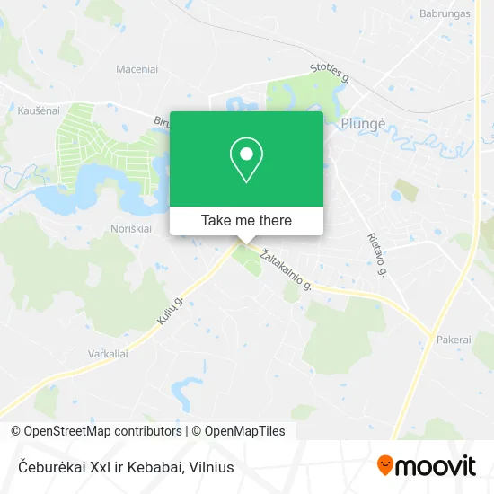 Карта Čeburėkai Xxl ir Kebabai