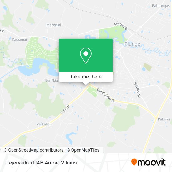 Карта Fejerverkai UAB Autoe