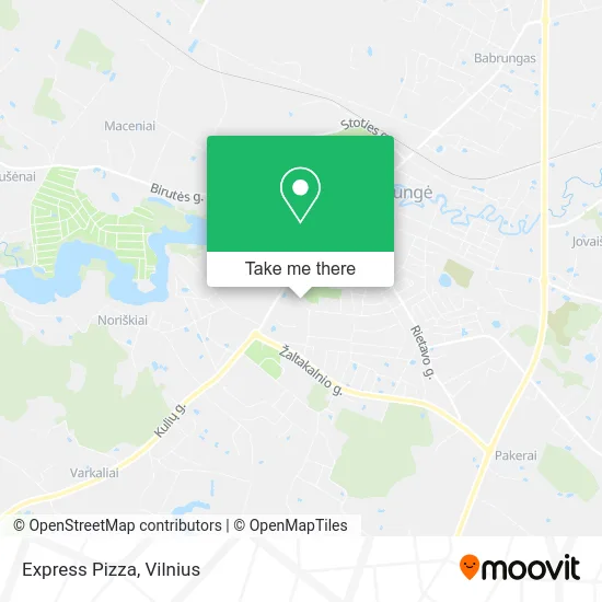 Карта Express Pizza