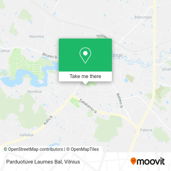 Карта Parduotuve Laumes Bal