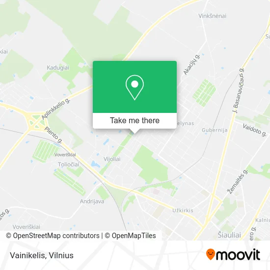 Карта Vainikelis