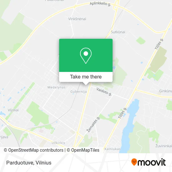 Карта Parduotuve