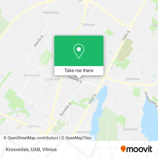 Карта Krosvedas, UAB