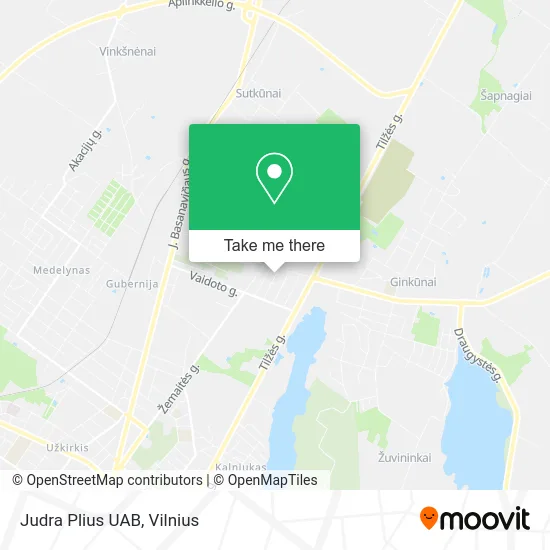 Карта Judra Plius UAB