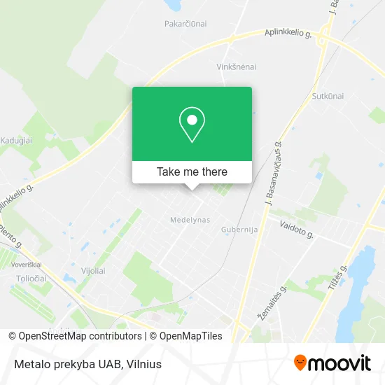 Карта Metalo prekyba UAB