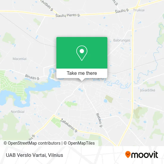 Карта UAB Verslo Vartai