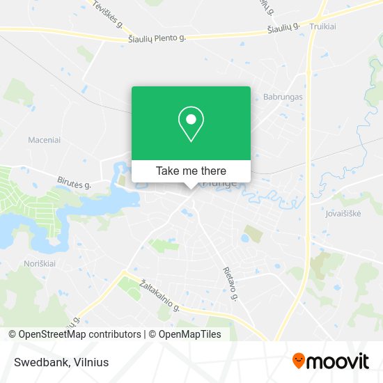 Карта Swedbank