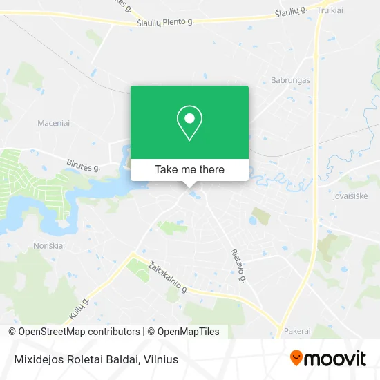 Карта Mixidejos Roletai Baldai