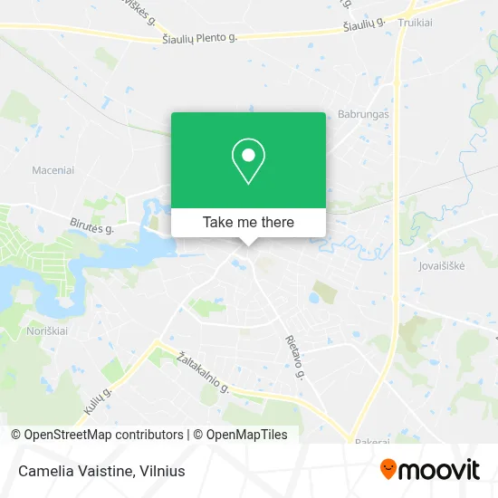 Camelia Vaistine map