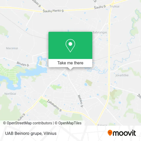 Карта UAB Beinoro grupe