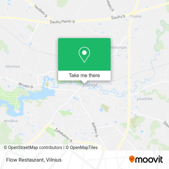 Карта Flow Restaurant
