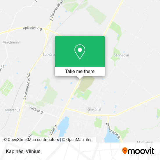 Карта Kapinės