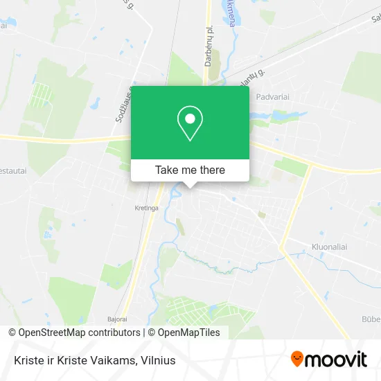 Карта Kriste ir Kriste Vaikams
