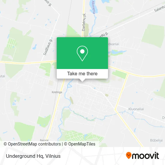 Карта Underground Hq