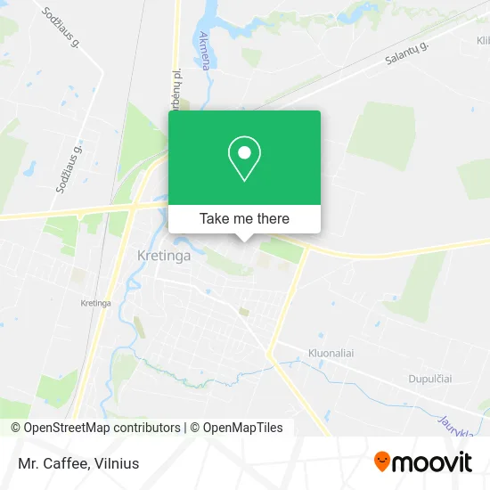 Mr. Caffee map