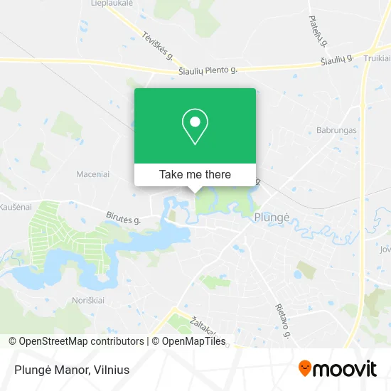 Карта Plungė Manor