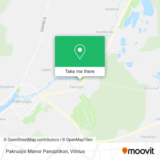 Карта Pakruojis Manor Panoptikon