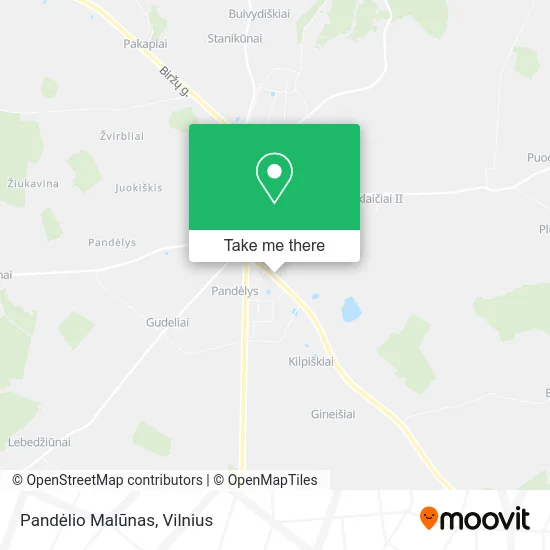 Карта Pandėlio Malūnas