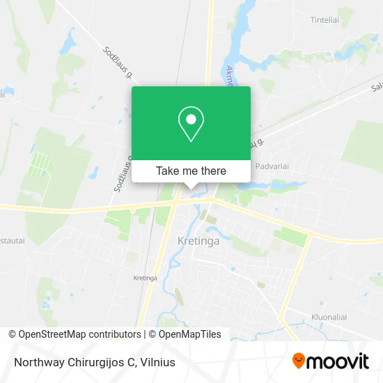 Карта Northway Chirurgijos C