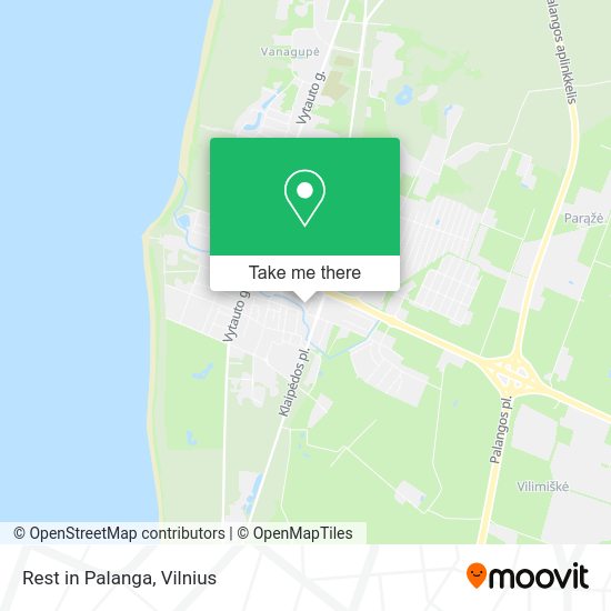 Карта Rest in Palanga
