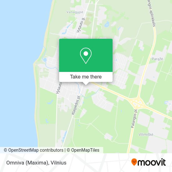 Карта Omniva (Maxima)
