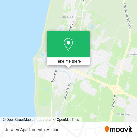 Карта Jurates Apartaments