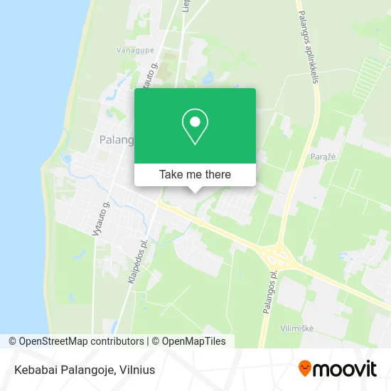Карта Kebabai Palangoje
